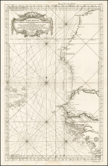 8-West Africa Map By Depot de la Marine