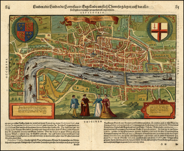 52-Europe and British Isles Map By Sebastian Munster