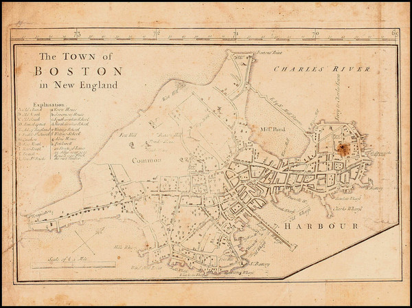 28-New England Map By Cyprian Southack