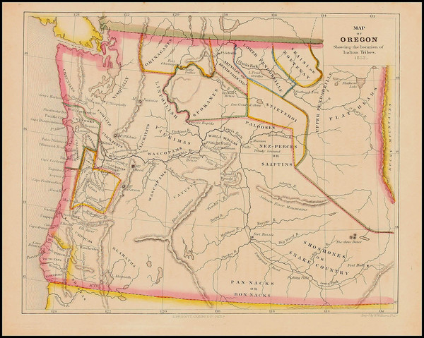 18-Rocky Mountains Map By Seth Eastman