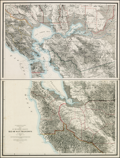3-California Map By Josiah Dwight Whitney