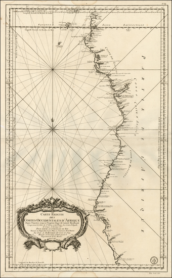 9-West Africa Map By Depot de la Marine