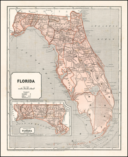 55-Florida Map By Sidney Morse  &  Samuel Breese