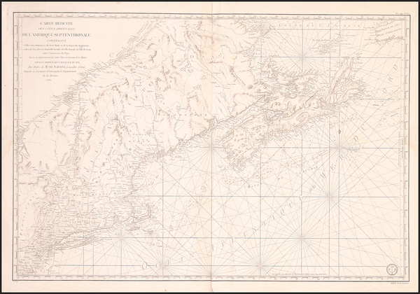 13-New England and Canada Map By Antoine Sartine