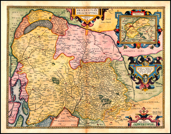 5-Europe and Netherlands Map By Abraham Ortelius