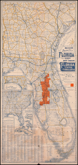 16-Florida and Southeast Map By Matthews-Northrup & Co.