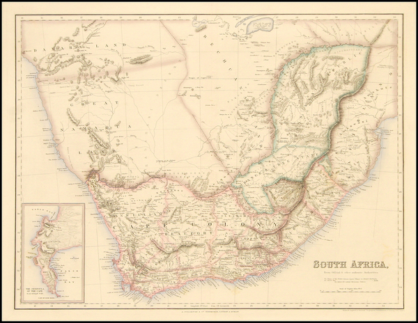 90-Africa and South Africa Map By Archibald Fullarton & Co.