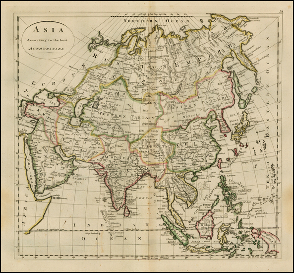 48-Asia and Asia Map By William Guthrie