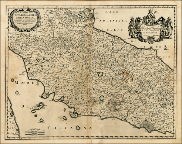 35-Middle East Map By Giacomo Giovanni Rossi - Giacomo Cantelli da Vignola