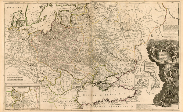 80-Europe, Poland, Russia, Ukraine, Baltic Countries, Balkans, Scandinavia and Germany Map By Herm