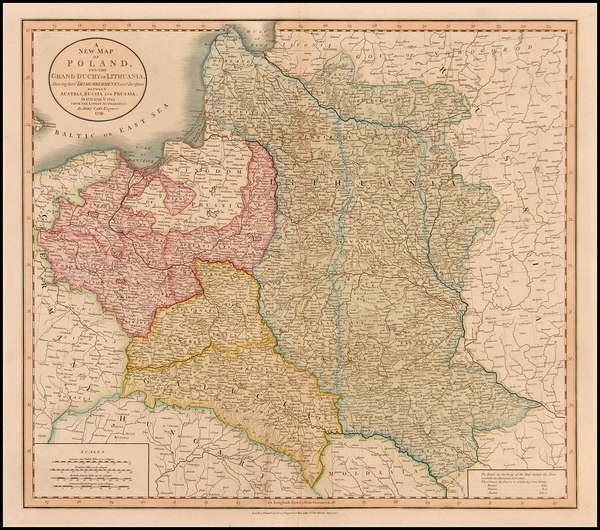 1-Europe, Poland, Russia, Balkans and Germany Map By John Cary