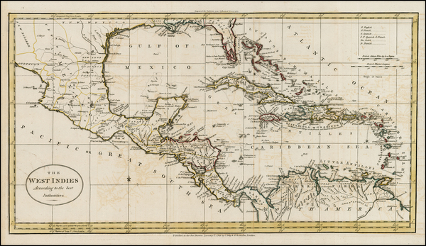 69-Southeast and Caribbean Map By William Guthrie