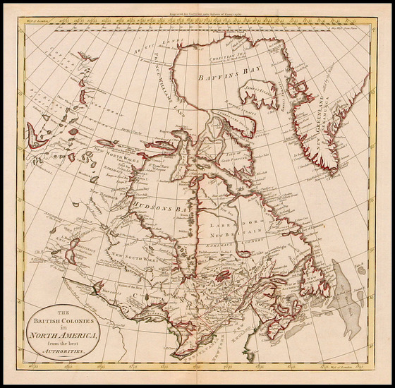 58-World, Polar Maps, Midwest and Canada Map By William Guthrie