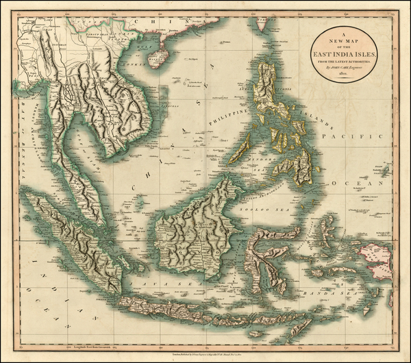 68-Southeast Asia and Philippines Map By John Cary
