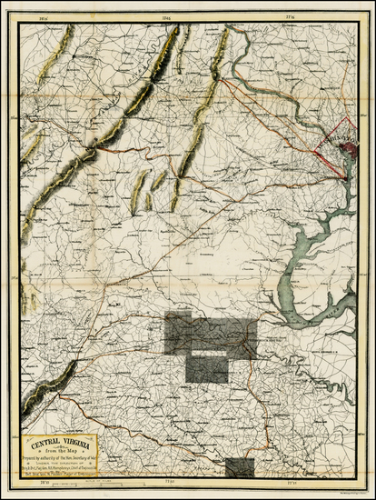 85-Southeast Map By Heliotype Printing Company