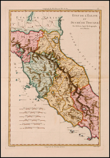 43-Europe and Italy Map By Rigobert Bonne