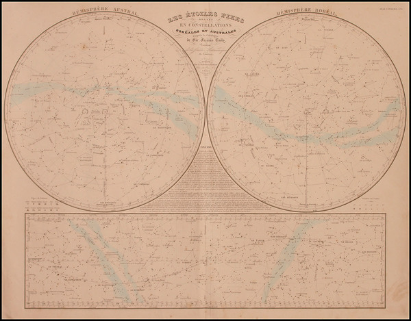 34-World, Celestial Maps and Curiosities Map By J. Andriveau-Goujon