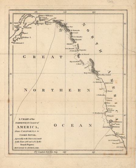 35-Alaska, California and Canada Map By G. Robinson