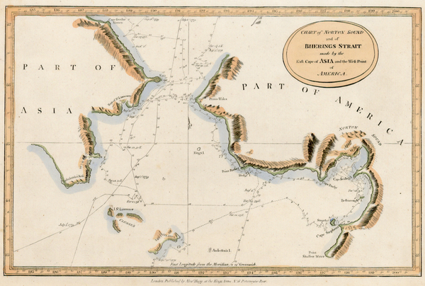 98-Alaska, Asia and Russia in Asia Map By Alexander Hogg / James Cook