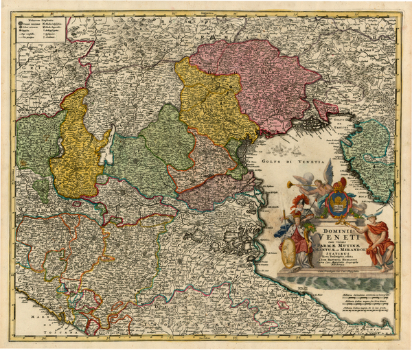 5-Europe, Balkans and Italy Map By Johann Baptist Homann