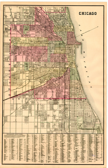 18-Midwest Map By Samuel Augustus Mitchell Jr.