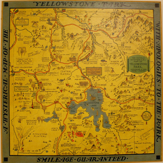 86-Rocky Mountains Map By Lindgren Brothers