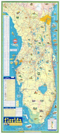 21-Florida Map By Rand McNally & Company