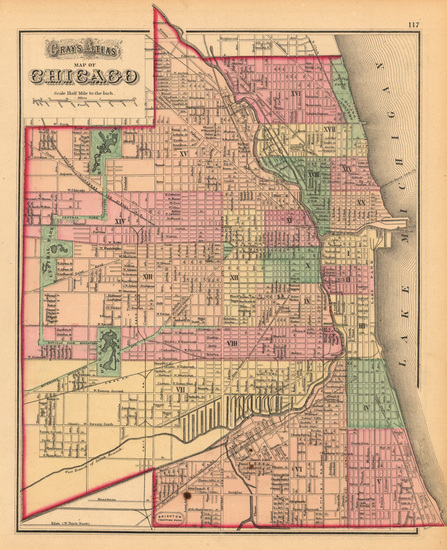 65-Midwest Map By O.W. Gray