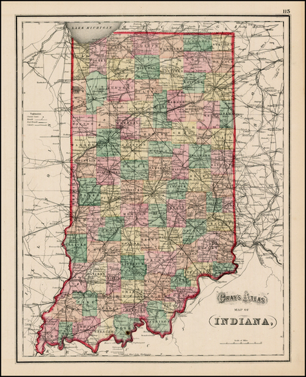 79-Midwest Map By O.W. Gray