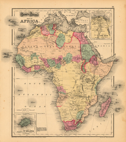 73-Africa and Africa Map By OW Gray