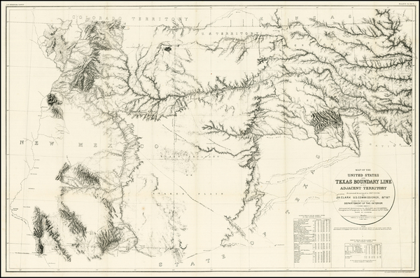 76-Texas and Southwest Map By United States GPO