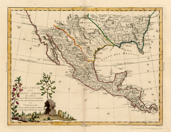 51-South, Southeast, Texas, Plains, Southwest and California Map By Antonio Zatta