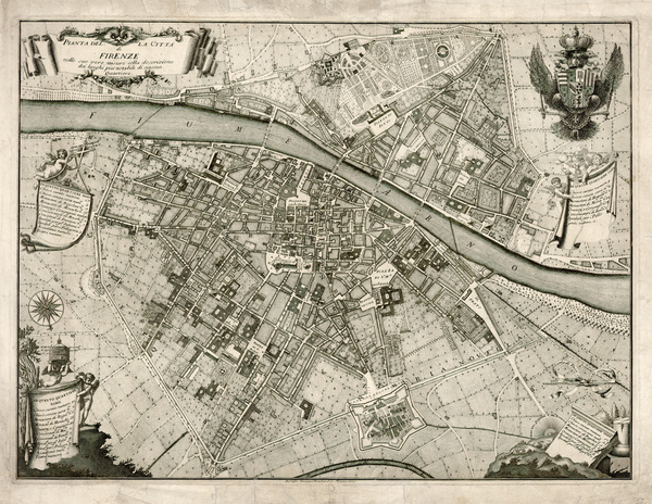 64-Europe and Italy Map By Giuseppe Bouchard / Ferdinando Ruggieri