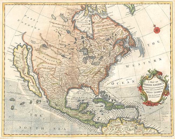 40-North America Map By Richard William Seale