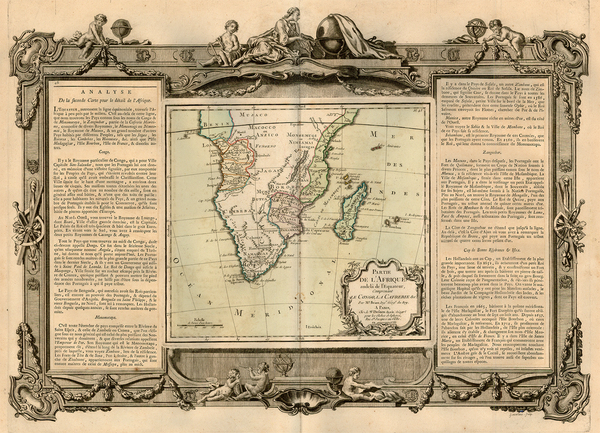 32-Africa, South Africa and African Islands, including Madagascar Map By Louis Charles Desnos