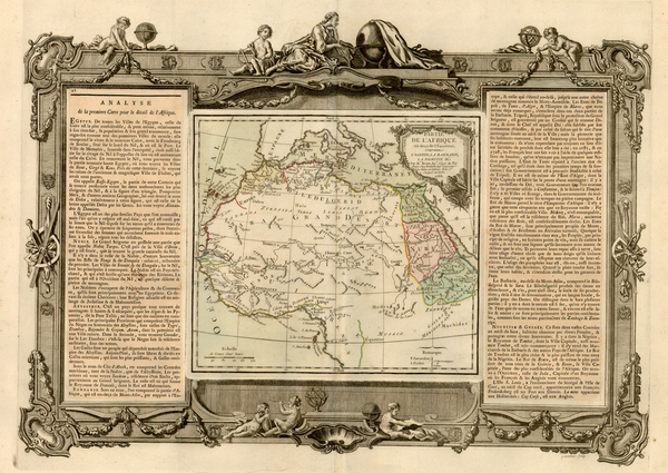 80-Africa, North Africa, East Africa and West Africa Map By Louis Charles Desnos