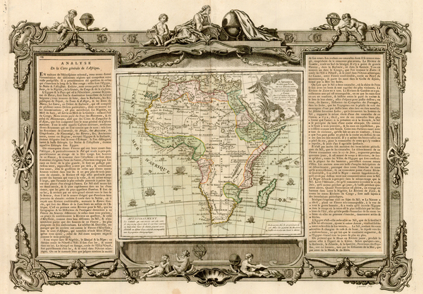 6-Africa and Africa Map By Louis Charles Desnos