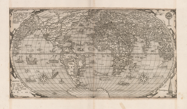 4-World and World Map By Paolo Forlani