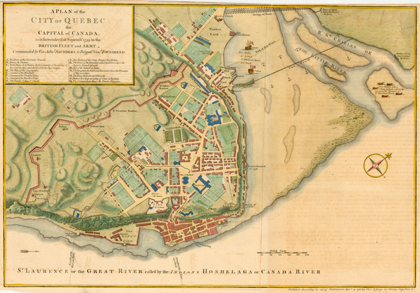 55-Canada Map By Thomas Jefferys