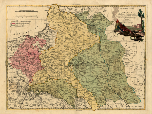 50-Poland Map By Antonio Zatta