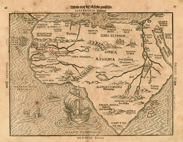 17-Africa and Africa Map By Heinrich Bunting