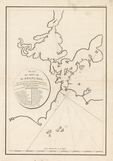 21-California Map By Jean Francois Galaup de La Perouse