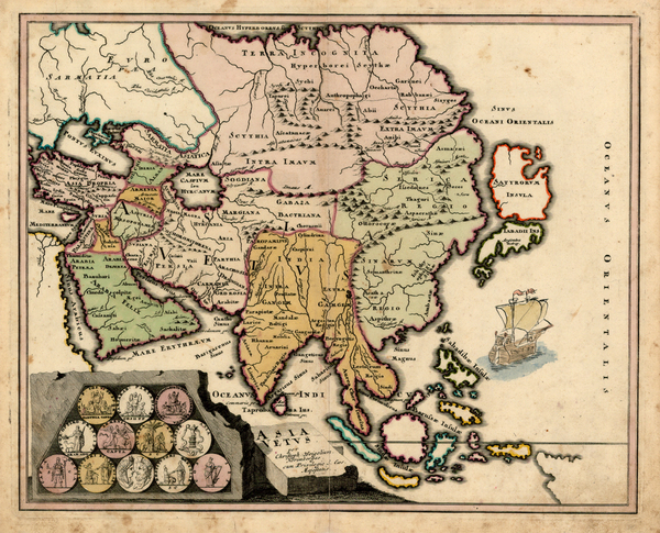 6-Asia, Asia, China, Japan and Southeast Asia Map By Christopher Weigel