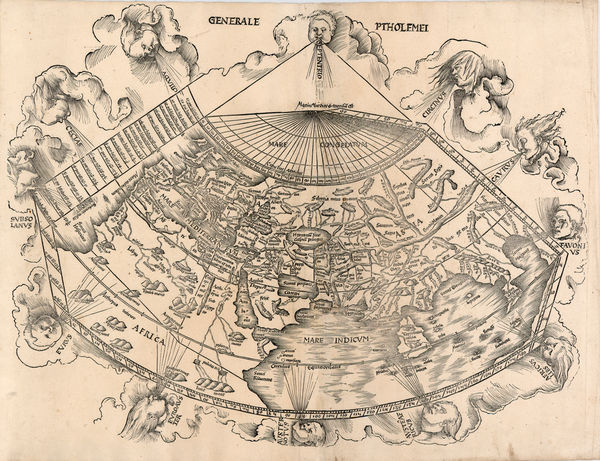 47-World and World Map By Martin Waldseemüller