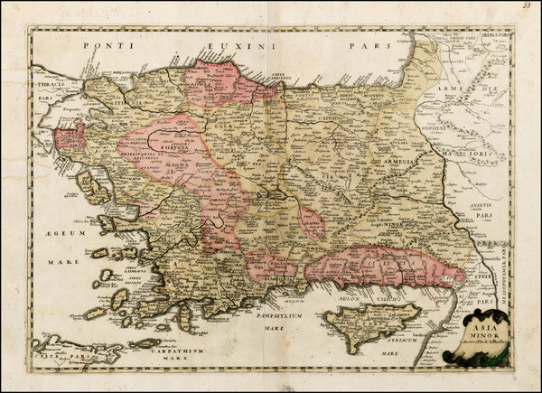 40-Europe, Turkey, Asia, Turkey & Asia Minor and Balearic Islands Map By Tipografia del Semina