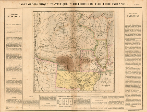 11-Texas, Midwest, Plains, Southwest and Rocky Mountains Map By Jean Alexandre Buchon