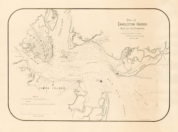 56-Southeast Map By C.D. Andrews