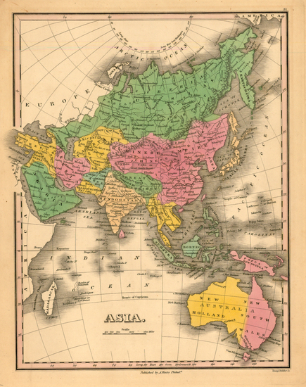 16-Asia, Asia, Australia & Oceania and Australia Map By Anthony Finley