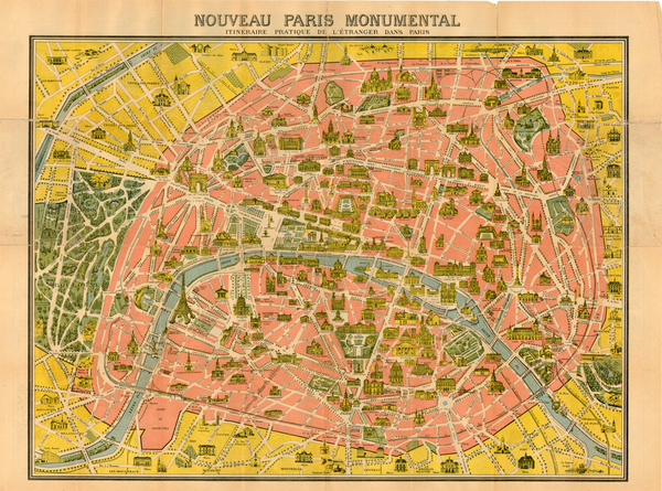 81-France Map By A Le Conte