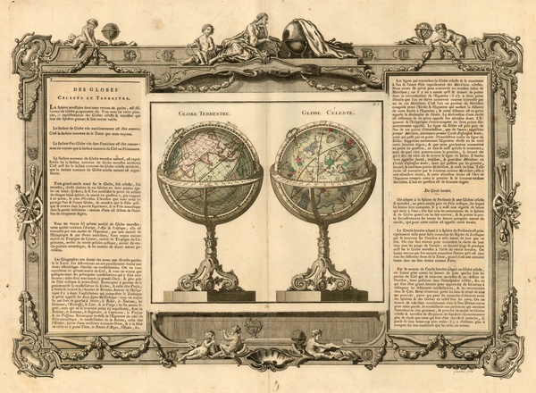 42-World, World and Celestial Maps Map By Louis Brion de la Tour / Louis Charles Desnos